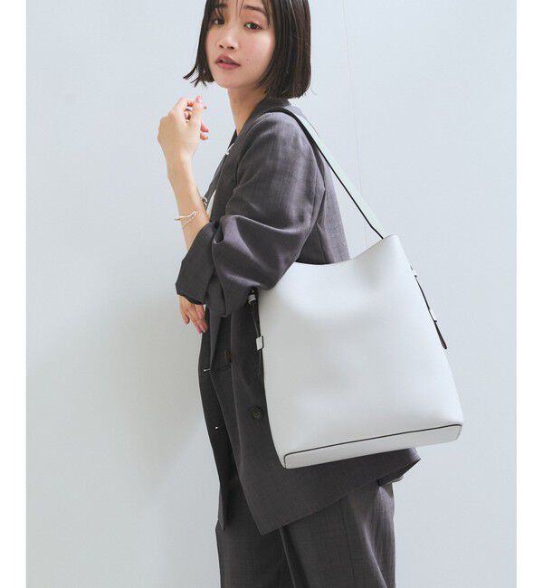 VIS「【新色追加】【A4収納】リバーシブルハンドルワンショルダーバッグ」|トートバッグ|