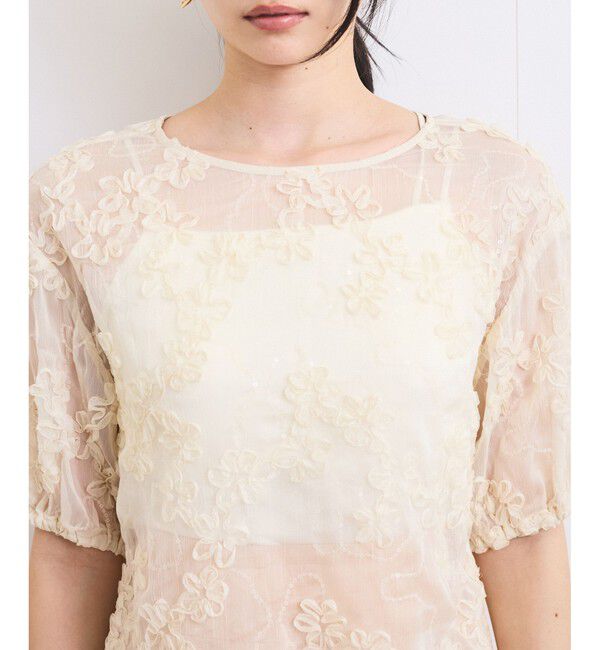 VIS「コード刺繍シアープルオーバー」|Tシャツ・カットソー|