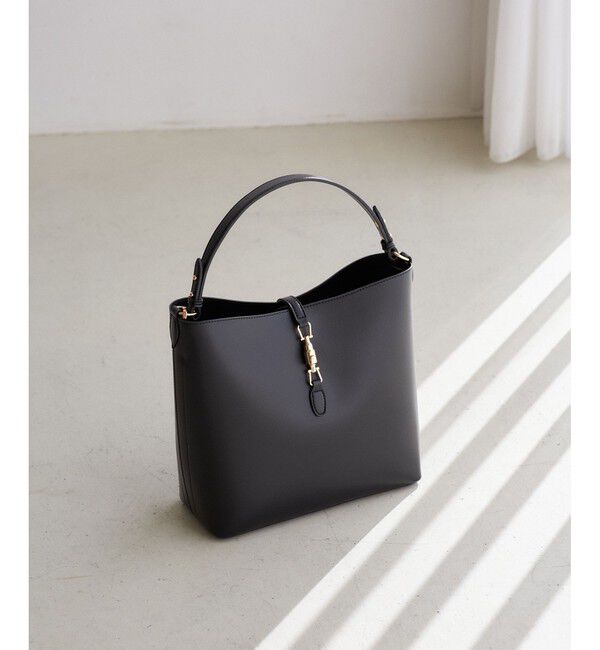 VIS「【2WAY】3層ワンショルダーホーボーバッグ」|ショルダー・メッセンジャー|ブラック(01)