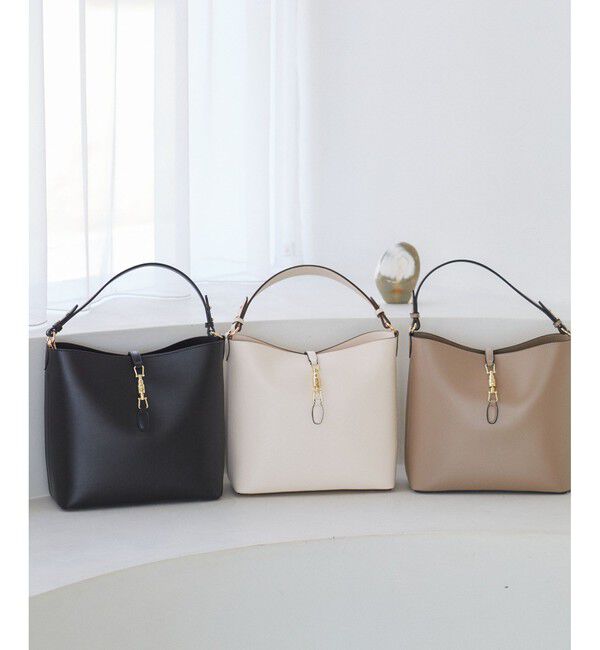 VIS「【2WAY】3層ワンショルダーホーボーバッグ」|ショルダー・メッセンジャー|