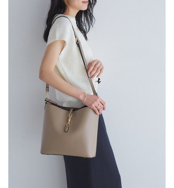 VIS「【2WAY】3層ワンショルダーホーボーバッグ」|ショルダー・メッセンジャー|