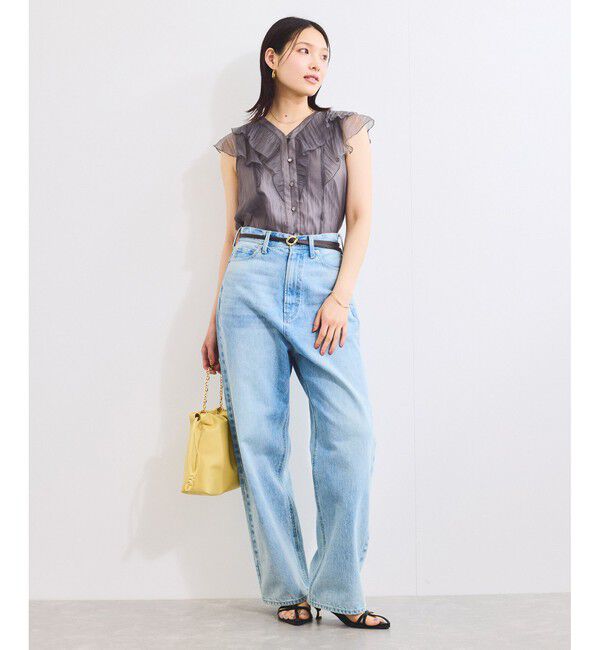 VIS「シアーフリルブラウス」|シャツ・ブラウス|