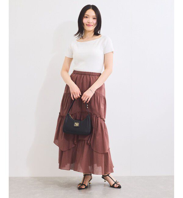 VIS「【180℃美人見え】ハンドルリボンワンショルダーバッグ」|ショルダー・メッセンジャー|