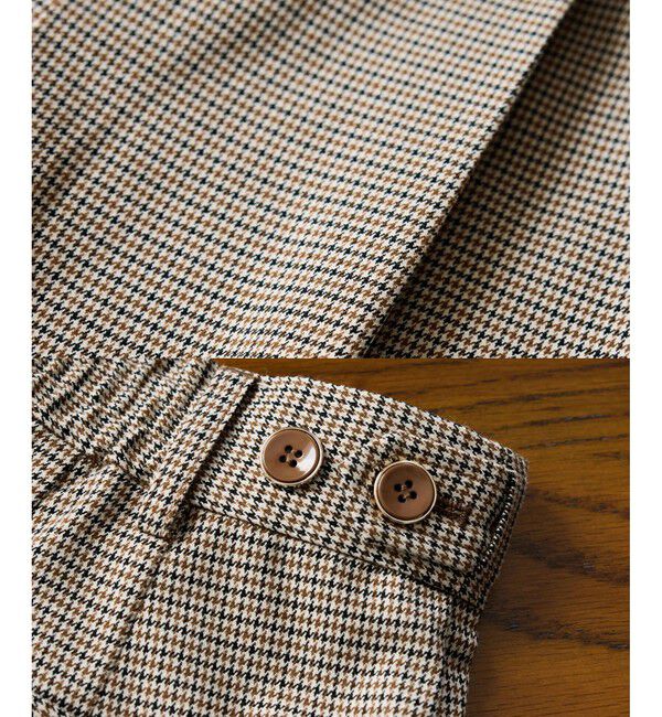 VIS「【美easy】ウーリッシュワンタックワイドパンツ【セットアップ対応/洗える】」|スラックス|