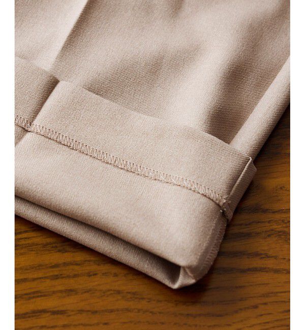 VIS「【美easy】ウーリッシュワンタックワイドパンツ【セットアップ対応/洗える】」|スラックス|