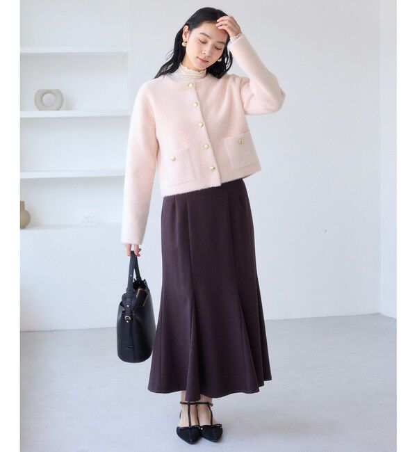 VIS「接結ミニフェザーニットジャケットカーディガン/一部WEB限定カラー」|カーディガン|