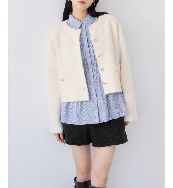 VIS「ジャージメルトンベルト付きショートパンツ」|チノ|