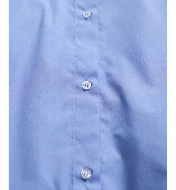 VIS「チェック＆デニムアソートボウタイリボン付きスタンドカラーシャツ」|シャツ・ブラウス|