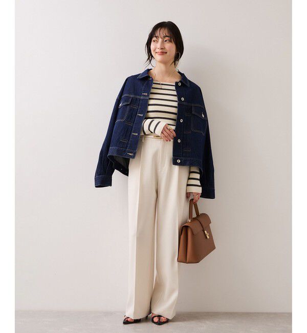 VIS「【美得】スクエアネックニットプルオーバー」|ニット・セーター|