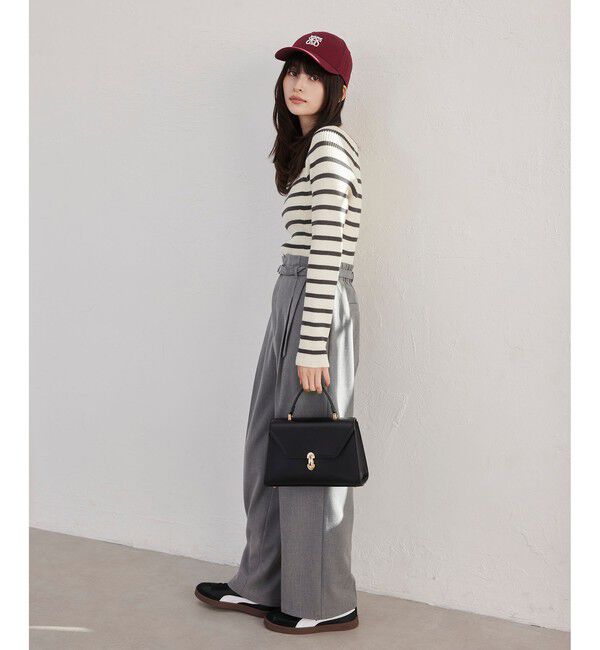 VIS「【美得】スクエアネックニットプルオーバー」|ニット・セーター|