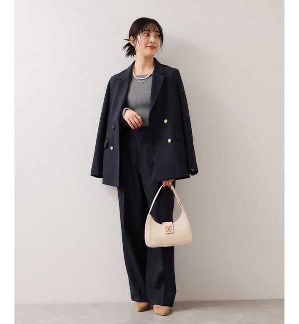 VIS「【美得】スクエアネックニットプルオーバー」|ニット・セーター|