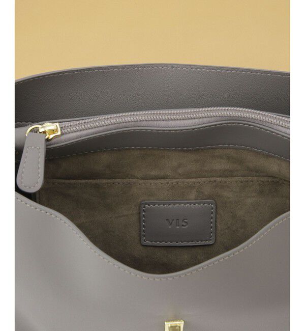 VIS「ひねり金具ワンハンドルバッグ/2WAY,軽量」|ハンドバッグ|