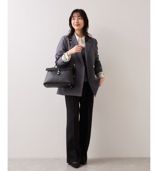 VIS「ひねり金具ワンハンドルバッグ/2WAY,軽量」|ハンドバッグ|