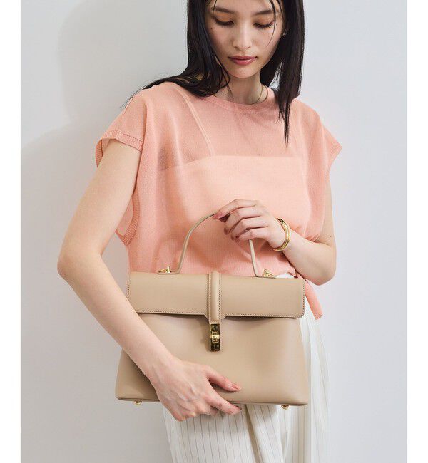 VIS「ひねり金具ワンハンドルバッグ/2WAY,軽量」|ハンドバッグ|