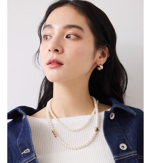 VIS「2WAYロングパールネックレス」|ネックレス|