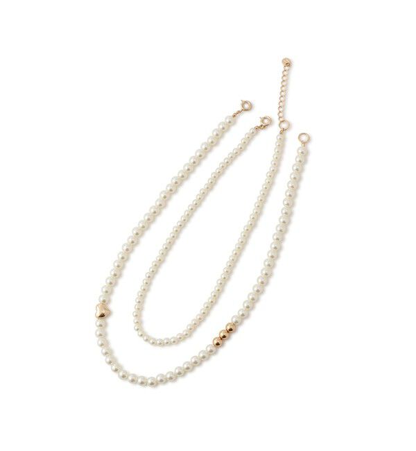 VIS「2WAYロングパールネックレス」|ネックレス|