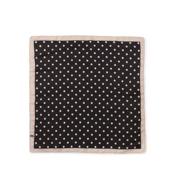 VIS「ドット柄スカーフ 70&times;70cm」|バンダナ・スカーフ|