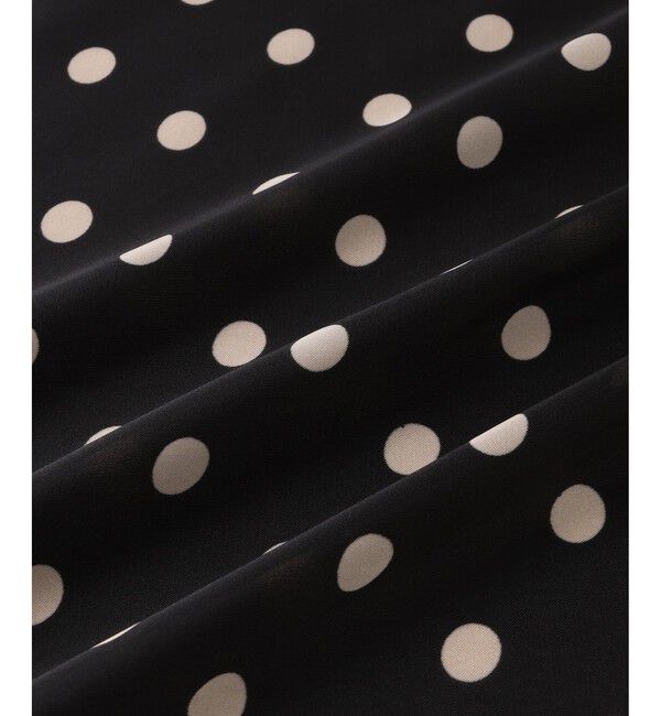 VIS「ドット柄スカーフ 70&times;70cm」|バンダナ・スカーフ|