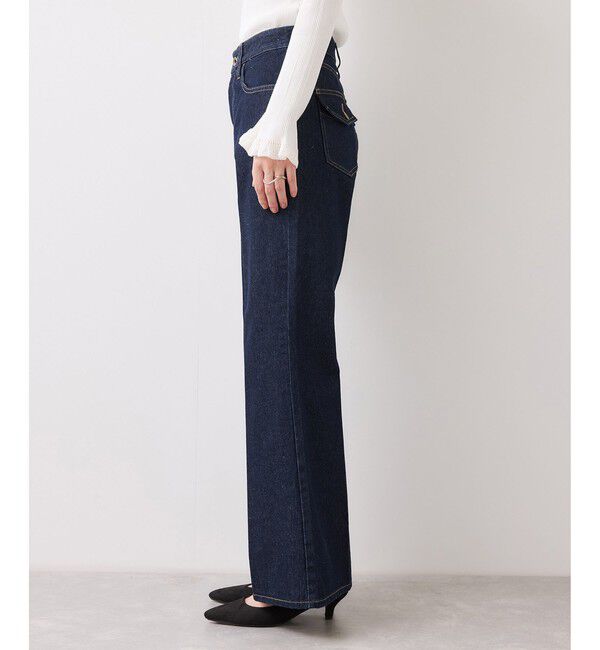 VIS「フレアシルエットデニムパンツ」|デニム|