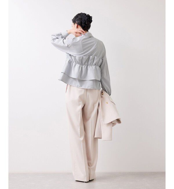 VIS「ビスチェドッキングシャツ/イージーケア」|シャツ・ブラウス|