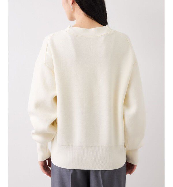 VIS「釦アクセントコクーンカーディガン」|カーディガン|