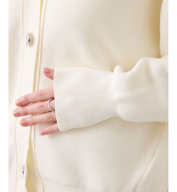 VIS「釦アクセントコクーンカーディガン」|カーディガン|