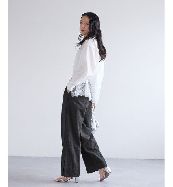 VIS「エアタンロールアップパンツ/イージーケア・防シワ」|チノ|