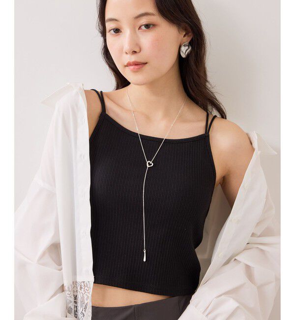 VIS「カップ付きアメスリキャミソール/着丈が選べる」|キャミソール|