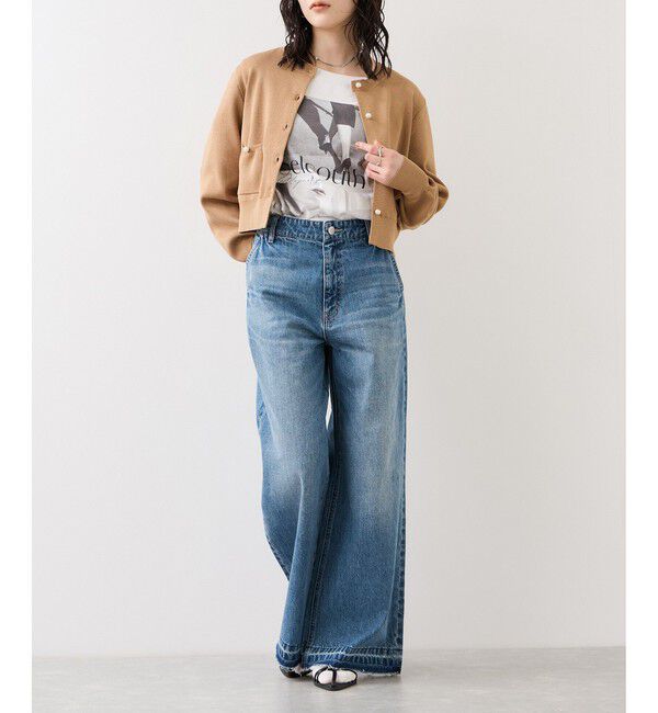 VIS「バギーワイドデニムパンツ」|デニム|