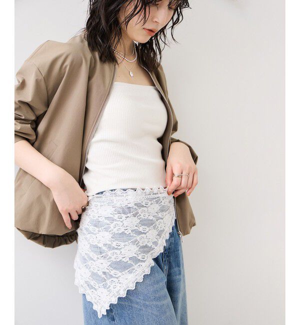 VIS「三角レーススカーフ」|バンダナ・スカーフ|