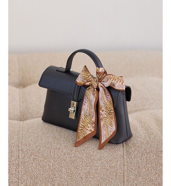 VIS「ナロースカーフ」|バンダナ・スカーフ|ブラウン系(22)