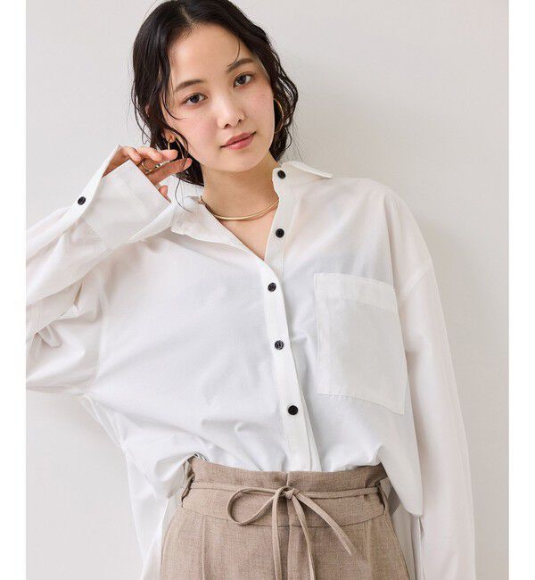 VIS「ウエストリボンシャツ/イージーケア・WEB限定カラー」|シャツ・ブラウス|