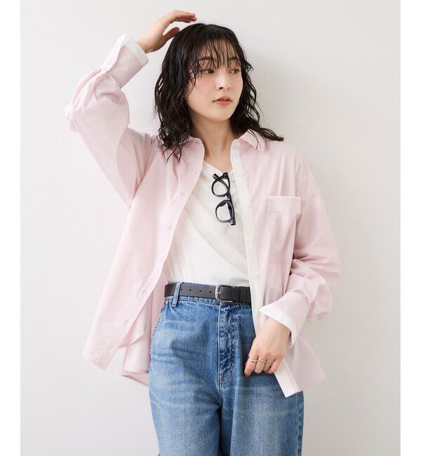 VIS「ウエストリボンシャツ/イージーケア・WEB限定カラー」|シャツ・ブラウス|