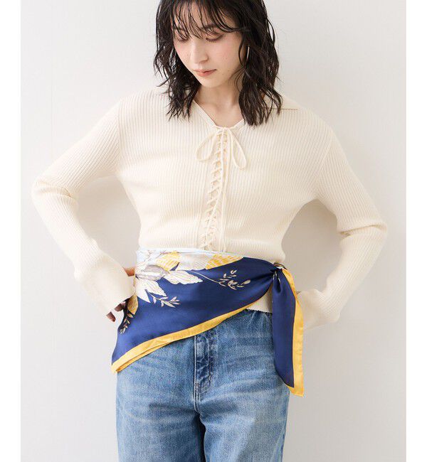 VIS「アソート柄スカーフ 90cm」|バンダナ・スカーフ|