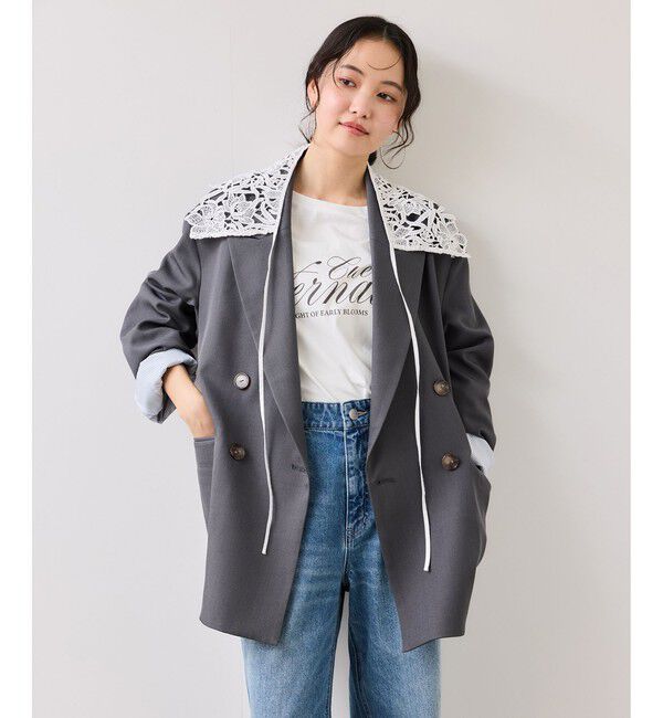 VIS「レース付け衿」|バンダナ・スカーフ|