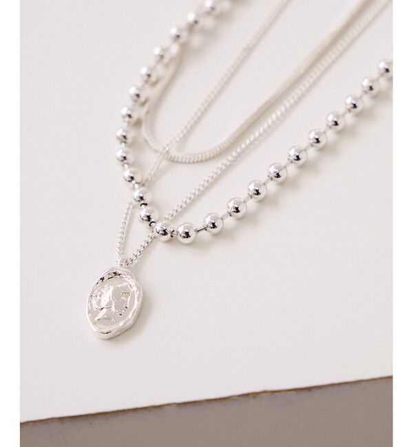 VIS「ダブルチェーンコインネックレス」|ネックレス|