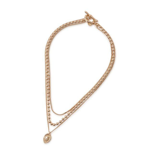 VIS「ダブルチェーンコインネックレス」|ネックレス|