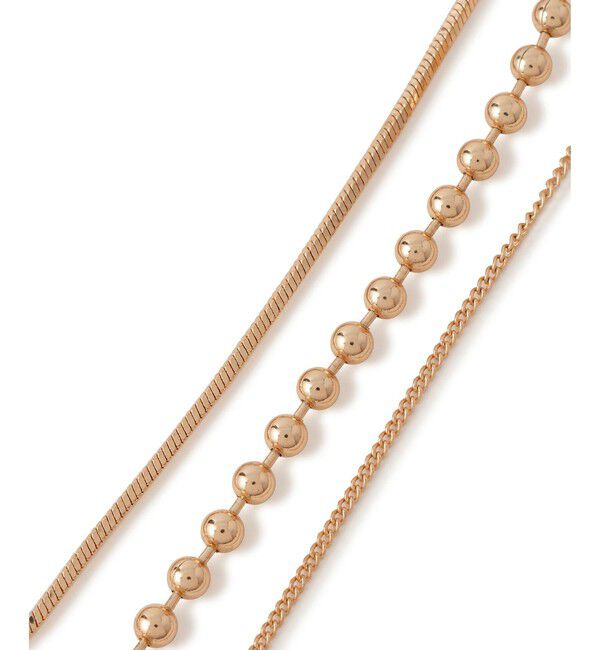 VIS「ダブルチェーンコインネックレス」|ネックレス|