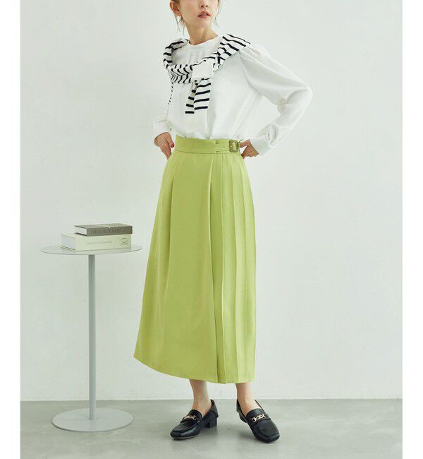 Rope&rsquo;Picnic「プリーツ切り替えスカート」|スカート|