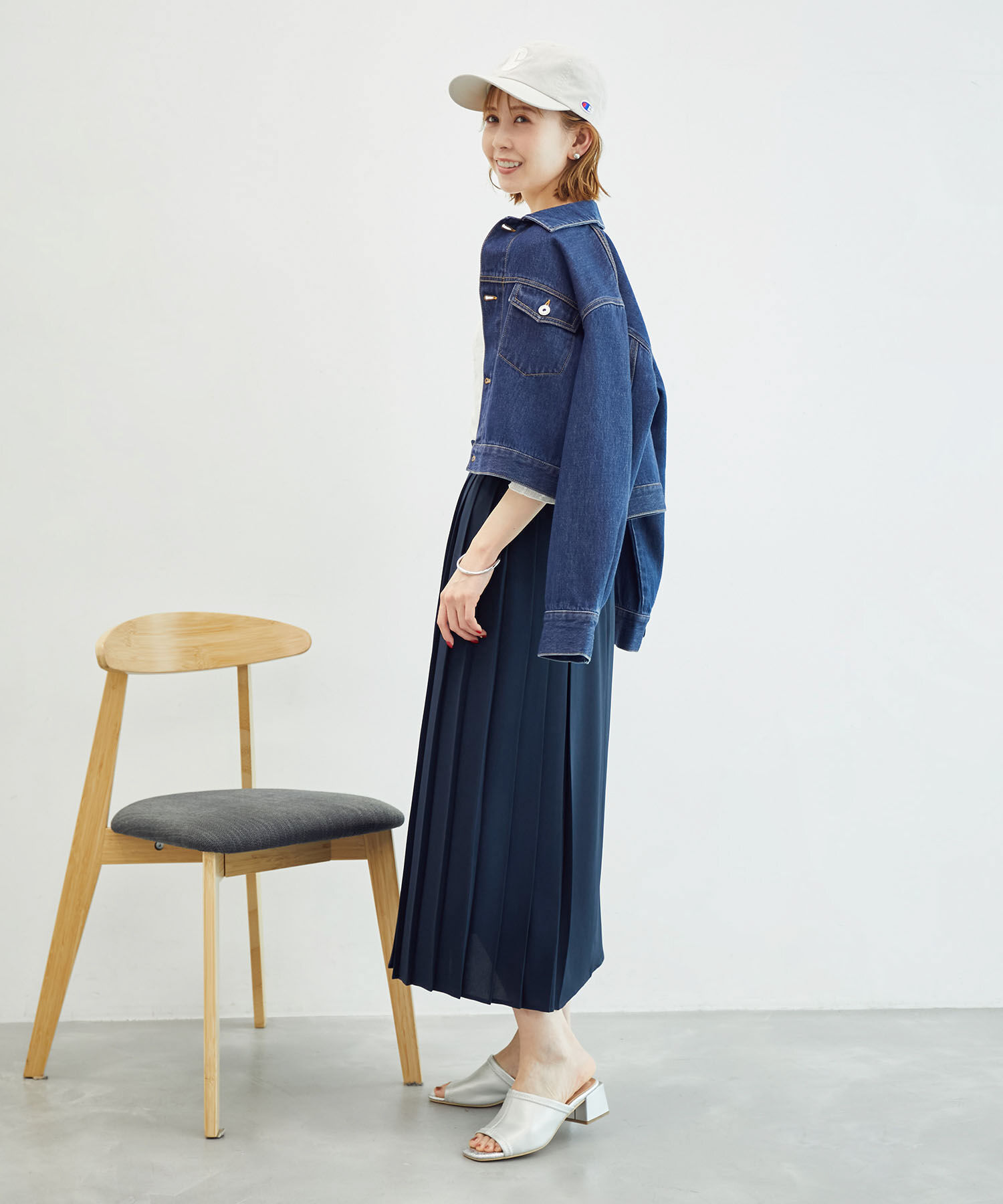 Rope&rsquo;Picnic「プリーツ切り替えスカート」|スカート|