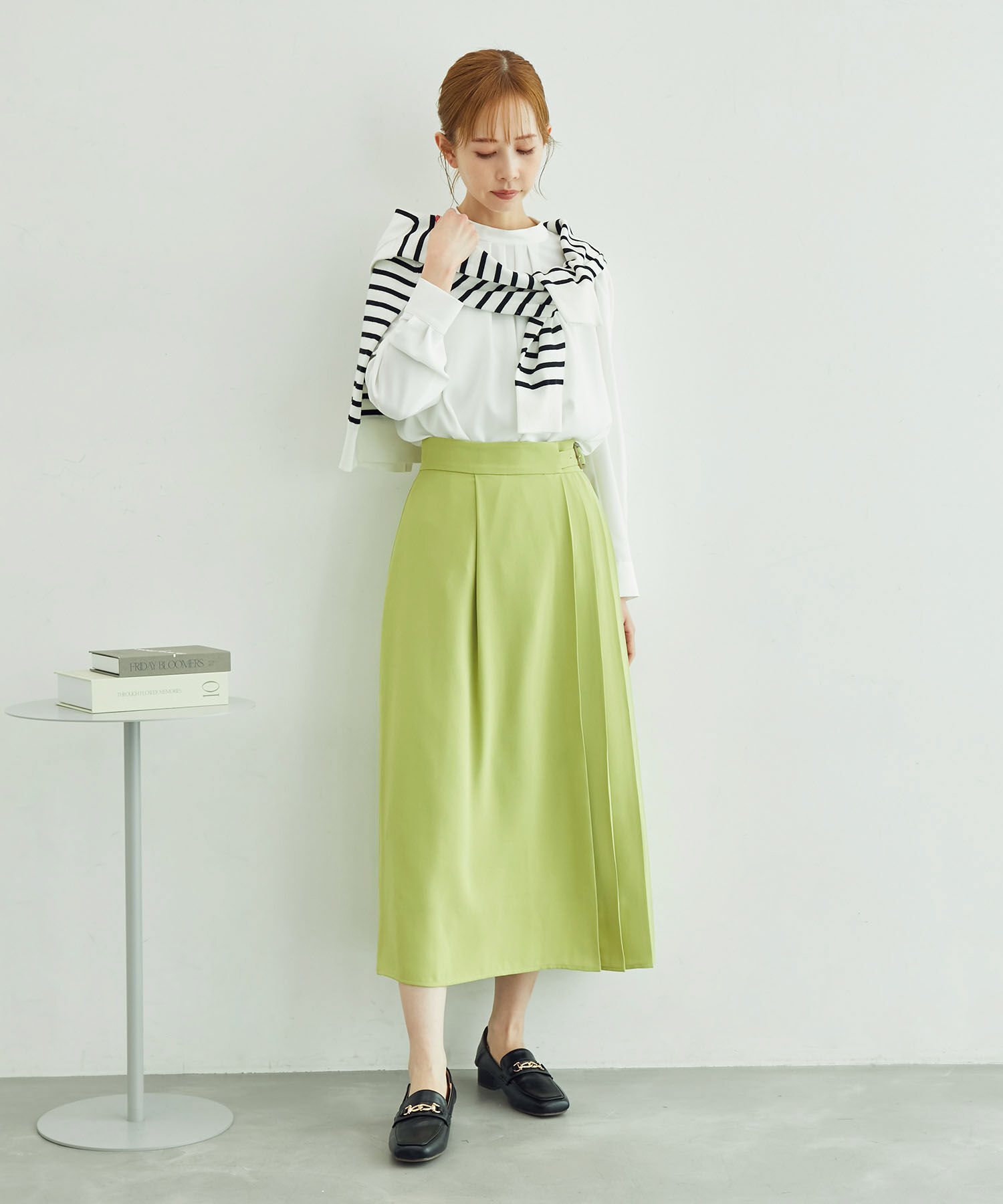 Rope&rsquo;Picnic「プリーツ切り替えスカート」|スカート|