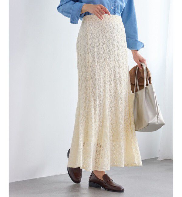 Rope&rsquo;Picnic「レースマーメイドスカート」|スカート|