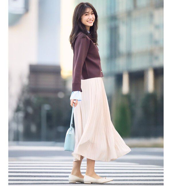 Rope&rsquo;Picnic「着丈が選べるエアリープリーツスカート」|スカート|