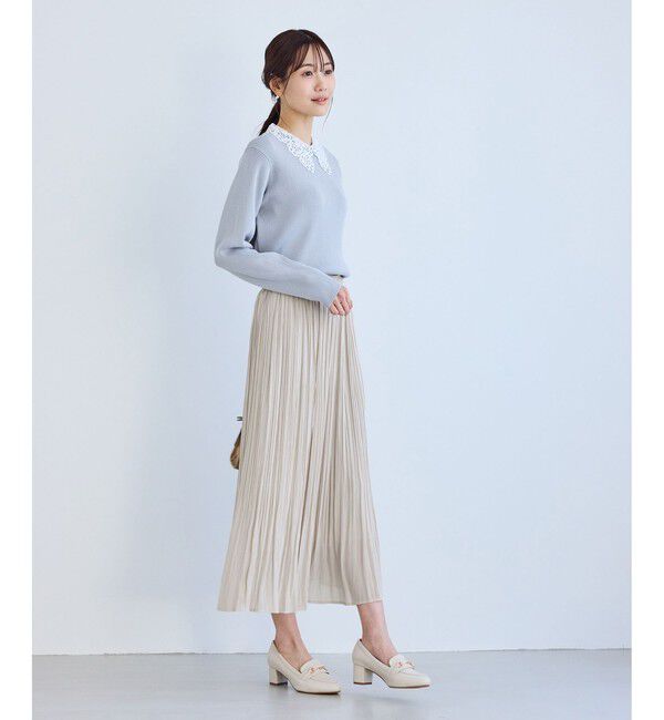 Rope&rsquo;Picnic「着丈が選べるエアリープリーツスカート」|スカート|