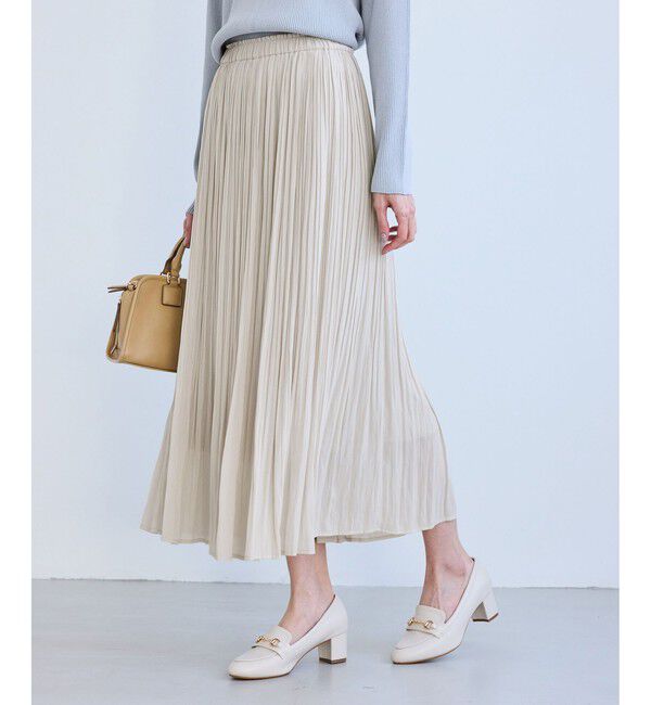 Rope&rsquo;Picnic「着丈が選べるエアリープリーツスカート」|スカート|