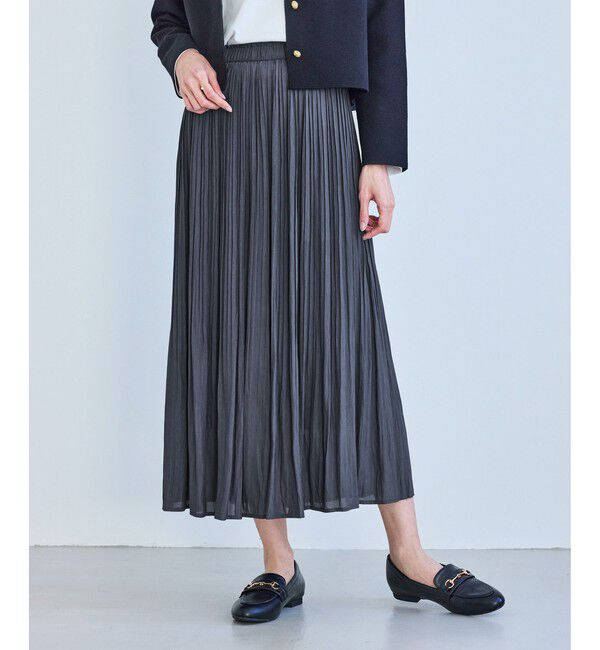 Rope&rsquo;Picnic「着丈が選べるエアリープリーツスカート」|スカート|