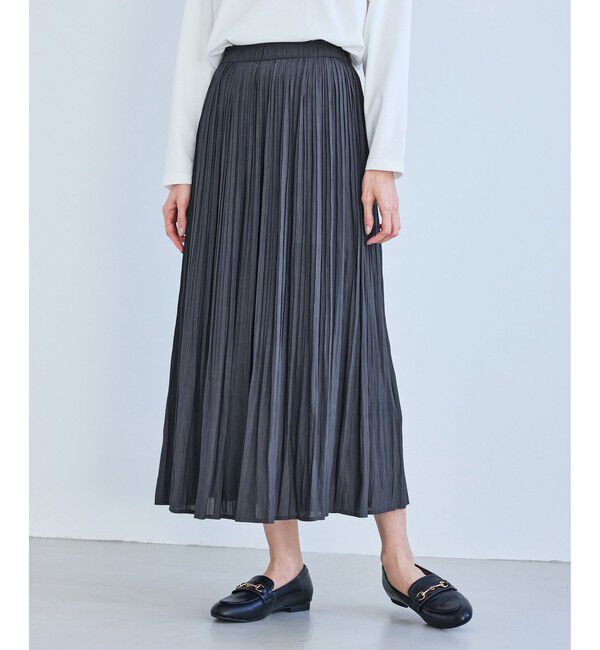 Rope&rsquo;Picnic「着丈が選べるエアリープリーツスカート」|スカート|