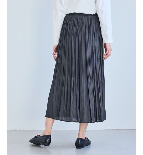 Rope&rsquo;Picnic「着丈が選べるエアリープリーツスカート」|スカート|