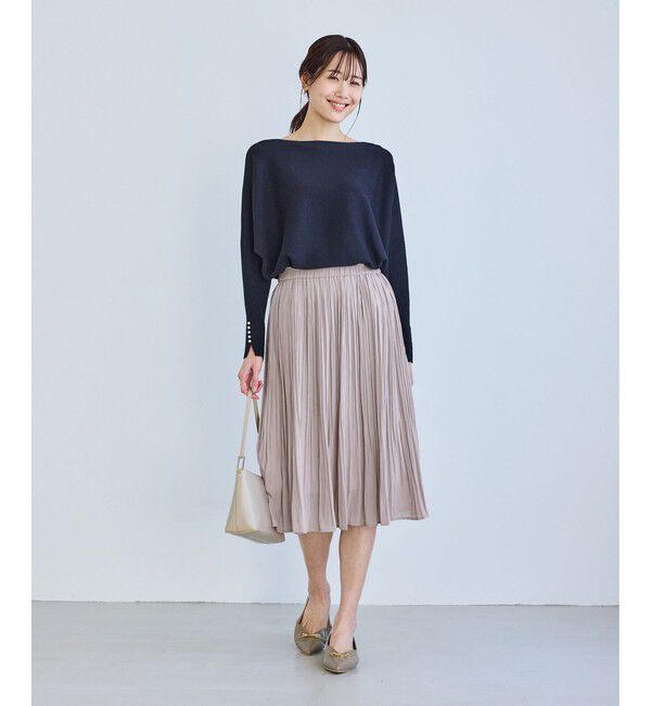 Rope&rsquo;Picnic「着丈が選べるエアリープリーツスカート」|スカート|
