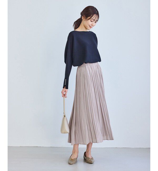 Rope&rsquo;Picnic「着丈が選べるエアリープリーツスカート」|スカート|
